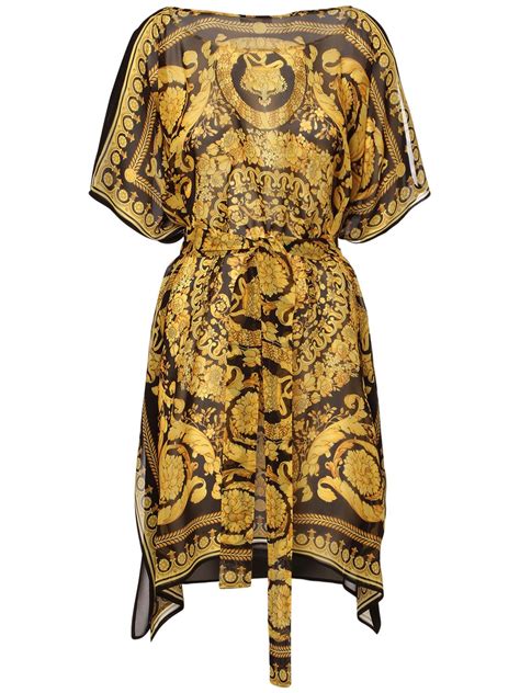 vestito fantasia versace|vestito versace taglia M fantasia barocco .